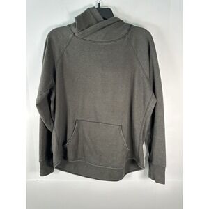 The NORMAL BRAND Hoodie Mens Medium Active Pullover Sweatshirt Grey Puremeso